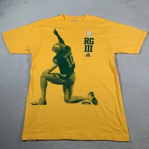 Baylor Bears Shirt Mens Large RG III Football NCAA Adidas College Tee T-Shirt